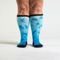 Deep Sea EasyStretch™ Socks From Viasox Front View