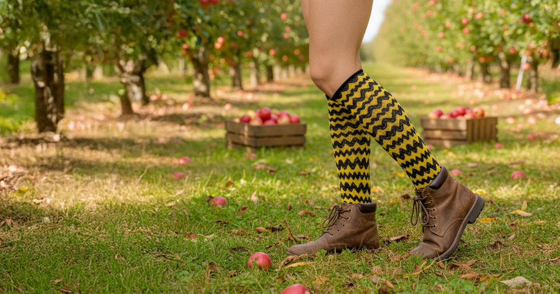 Fall compression socks