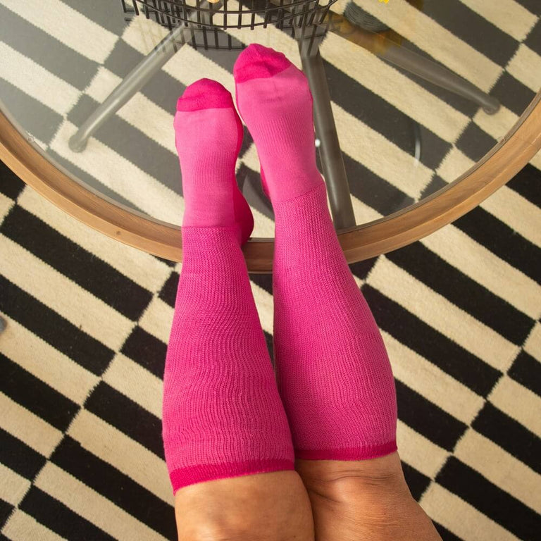 Fuchsia EasyStretch™ Socks