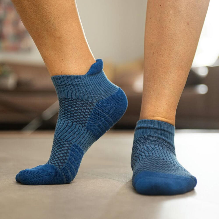 Cobalt Ankle Compression Socks
