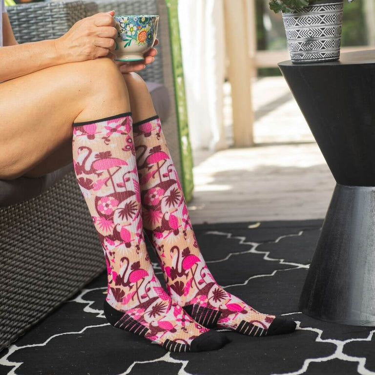 Tropical Compression Socks