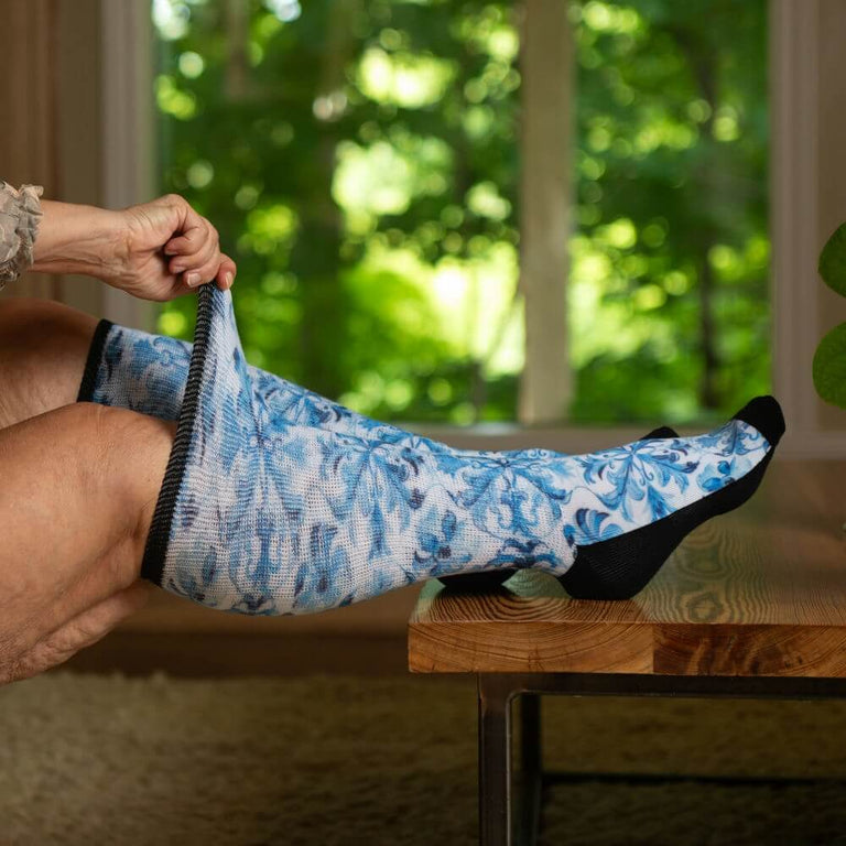 Blue Beauty EasyStretch™ Socks