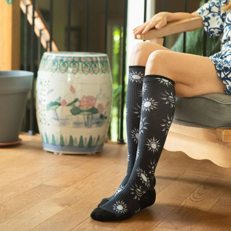 Midnight Sun Compression Socks