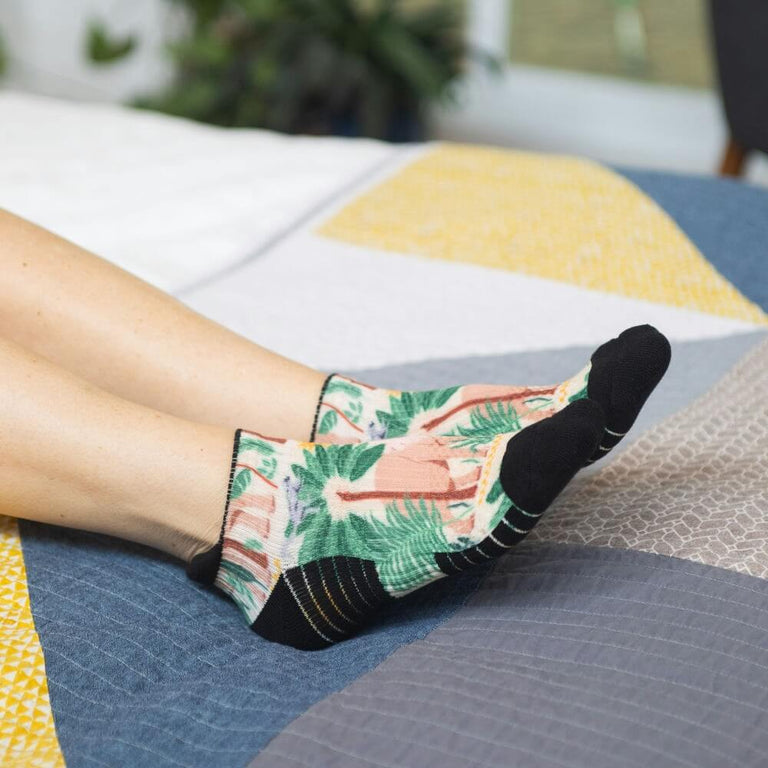 Elephant Safari Ankle Compression Socks