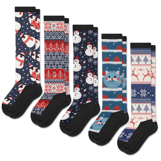 Polar Knit EasyStretch™ Socks 5-Pack Bundle