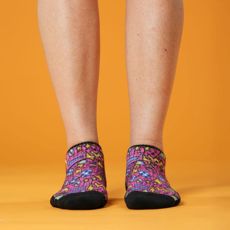 Pop Art Ankle Compression Socks 3-Pack Bundle