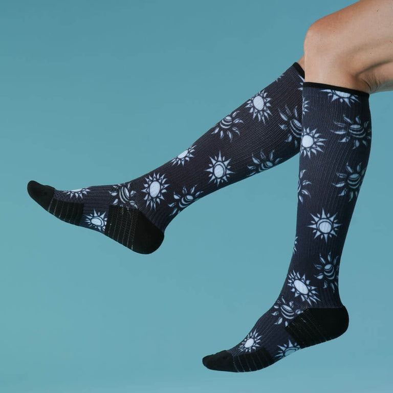 Midnight Sun Compression Socks