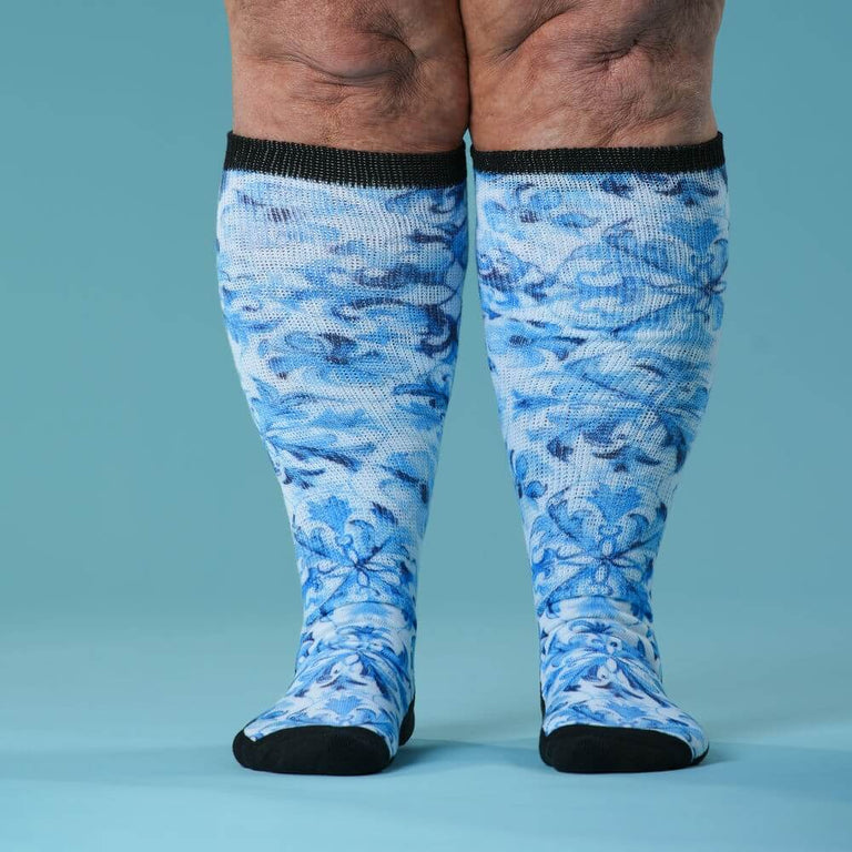 Blue Beauty EasyStretch™ Socks