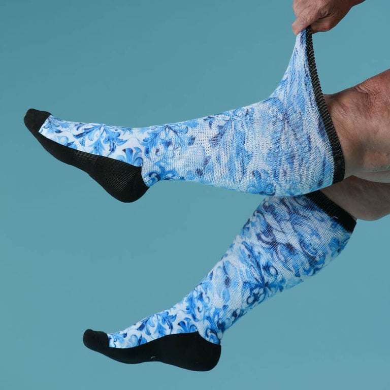 Blue Beauty EasyStretch™ Socks