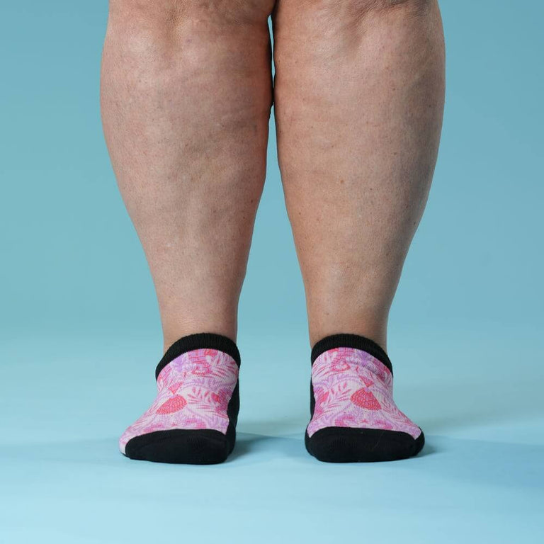 Seahorse Pink Ankle Socks