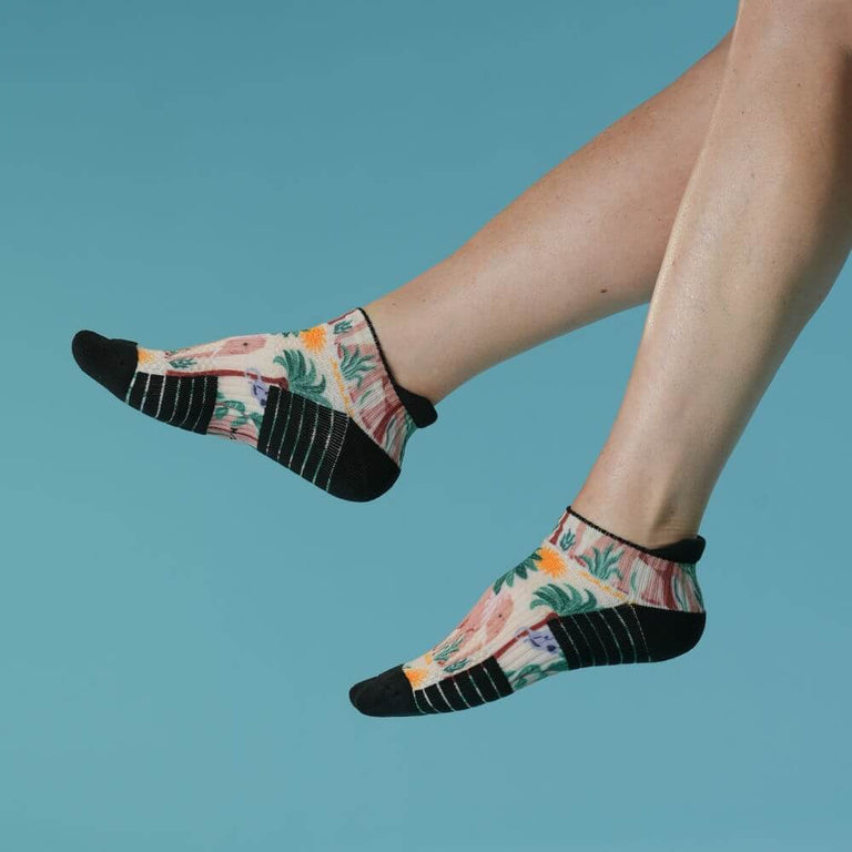 Elephant Safari Ankle Compression Socks