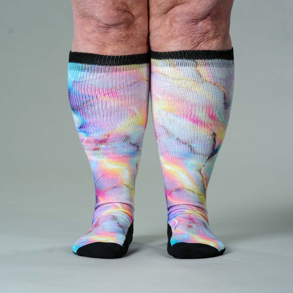 Viasox Dreamy EasyStretch Socks stretched display