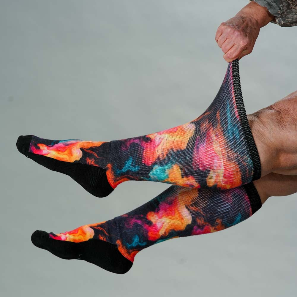 Viasox Midnight Lava EasyStretch Socks alternate view