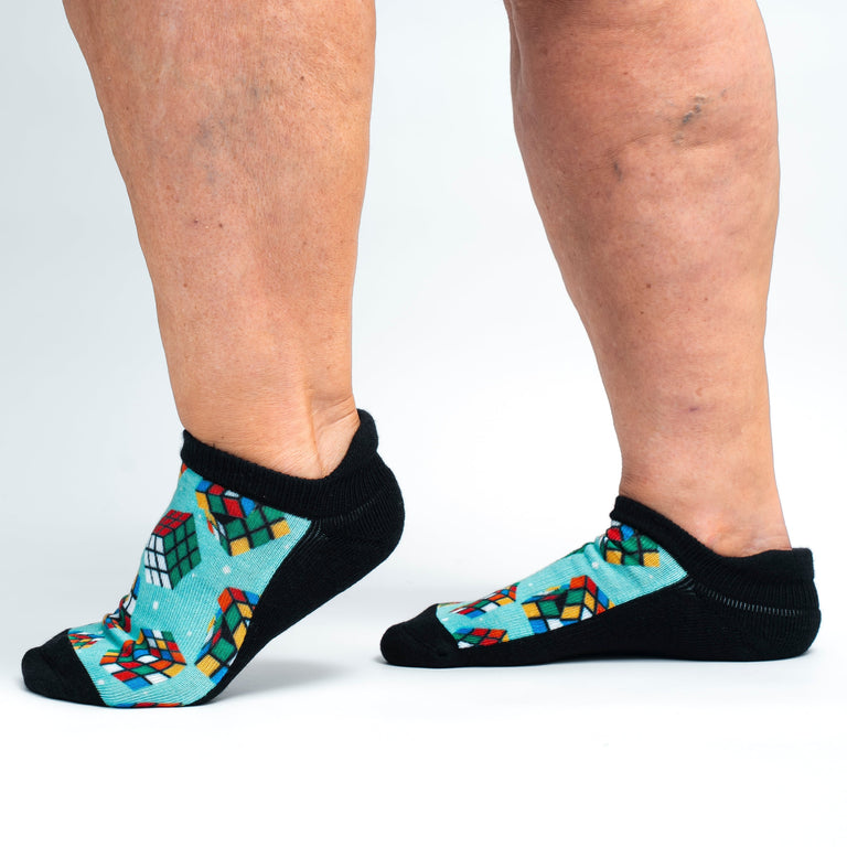 Cubes Ankle Socks