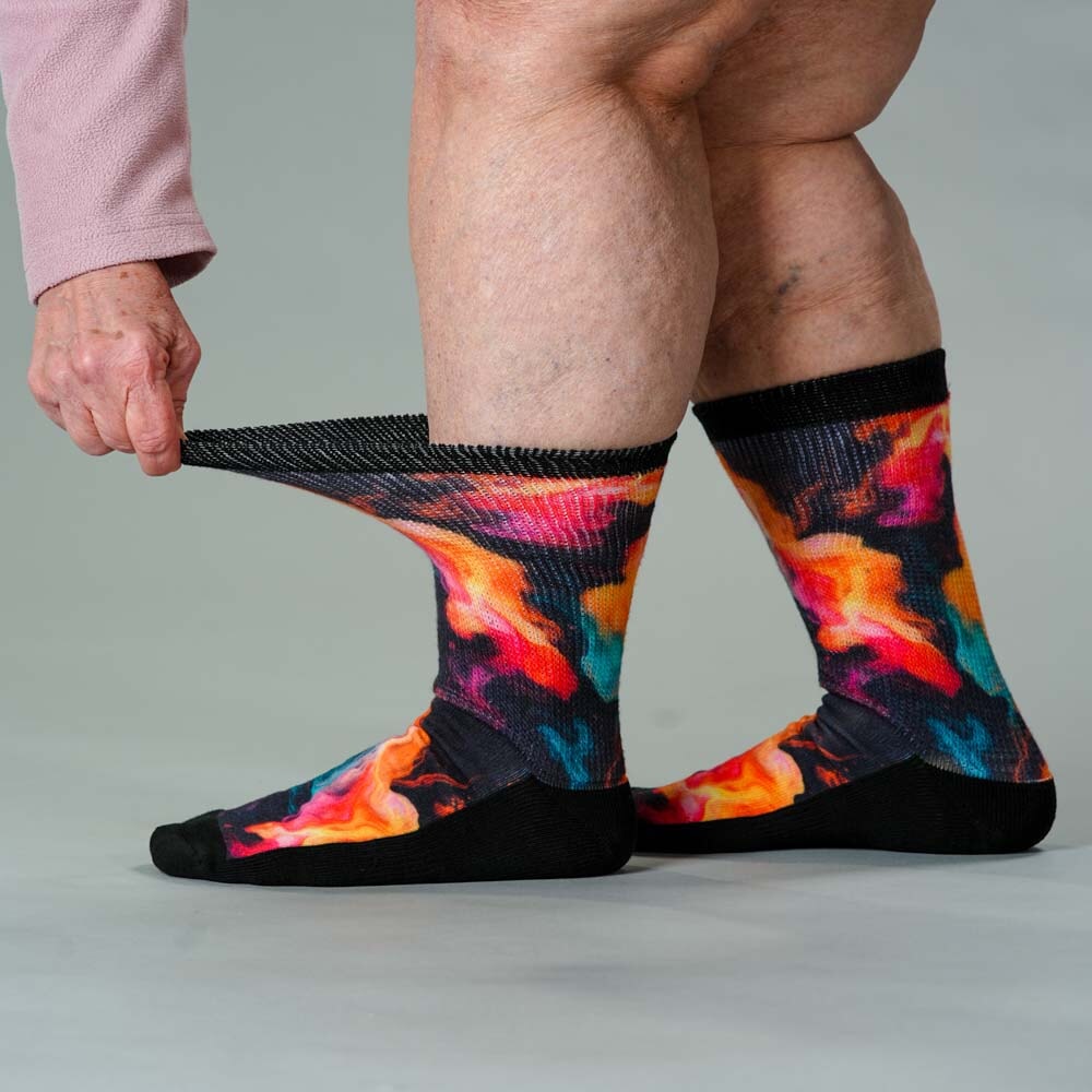 Viasox Midnight Lava EasyStretch Socks showcase image