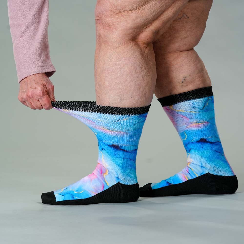 Viasox Pastel Marble EasyStretch Socks showcase image