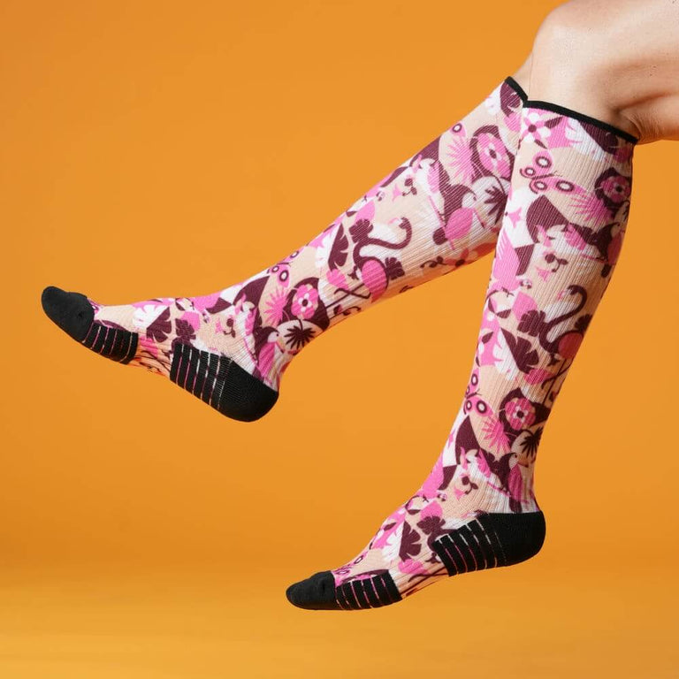 Tropical Compression Socks