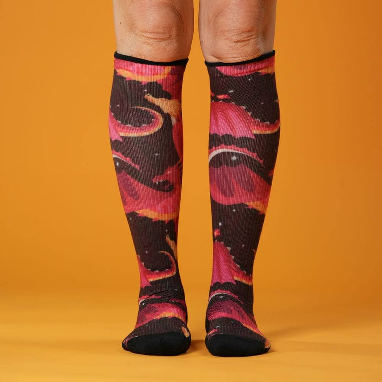 Fire Dragons Compression Socks