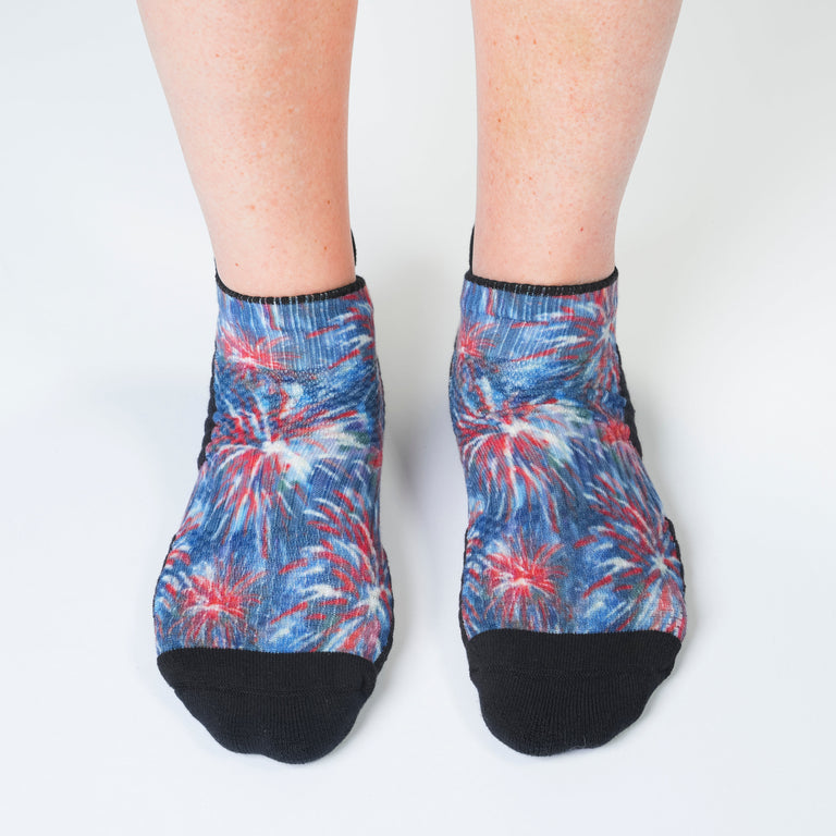 Patriotic Blast Ankle Compression Socks