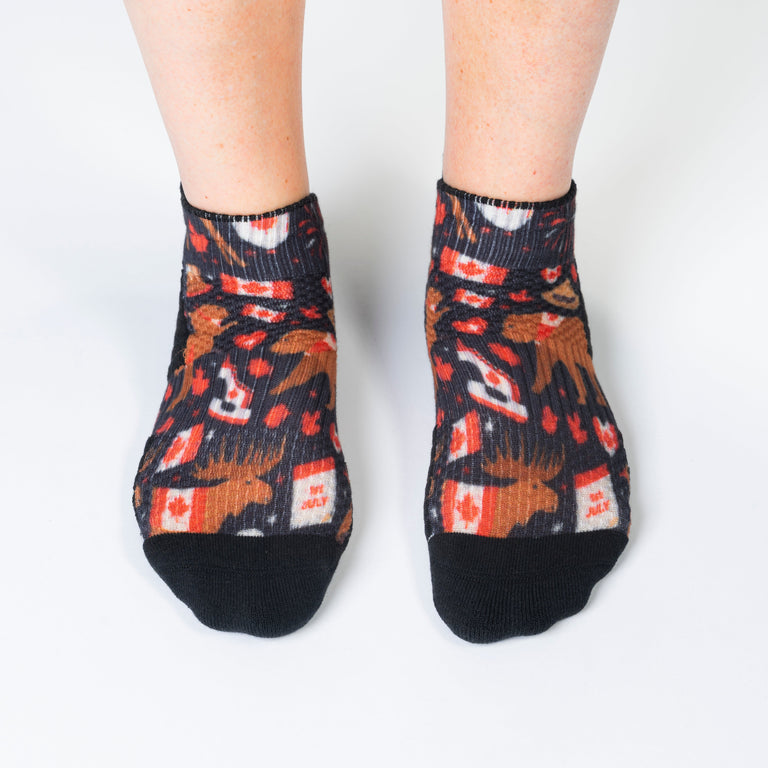 Oh Canada! Ankle Compression Socks