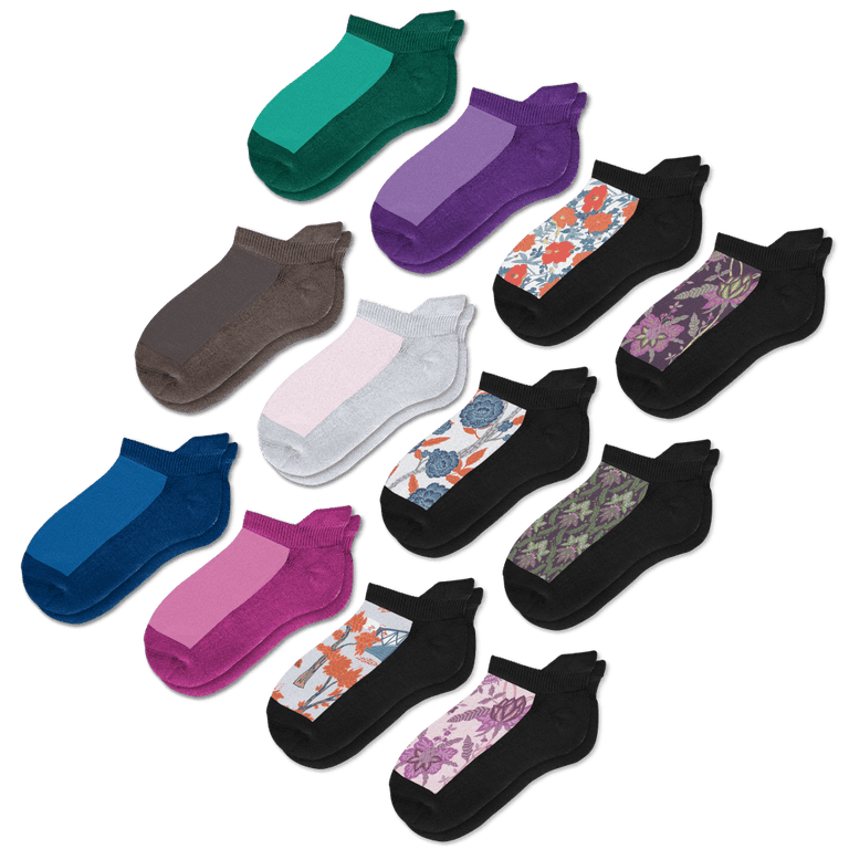 All New Patterns Ankle Socks Bundle 12-Pack
