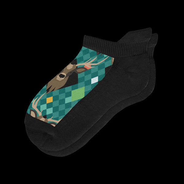 Buck Wild Ankle Diabetic Socks