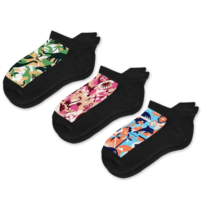 Wild Wonders Ankle Socks 3-Pack Bundle