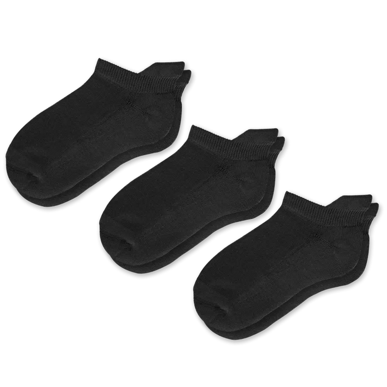 Black Ankle Socks Bundle 3-Pack