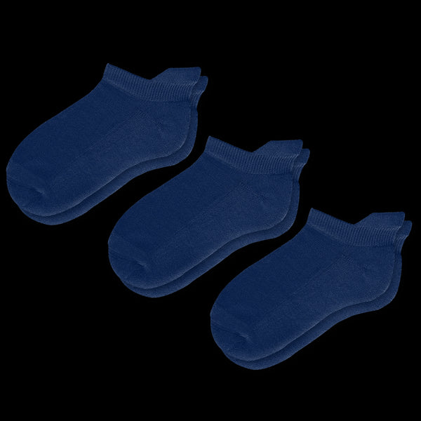 Navy Blue Ankle Diabetic Socks Bundle 3-Pack