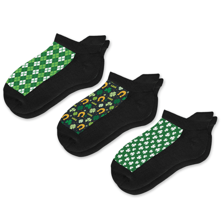 St Pattys Ankle Socks 3-Pack Bundle