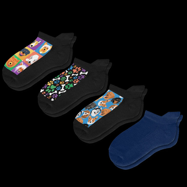 Pawfect Ankle Socks 4-Pack Bundle