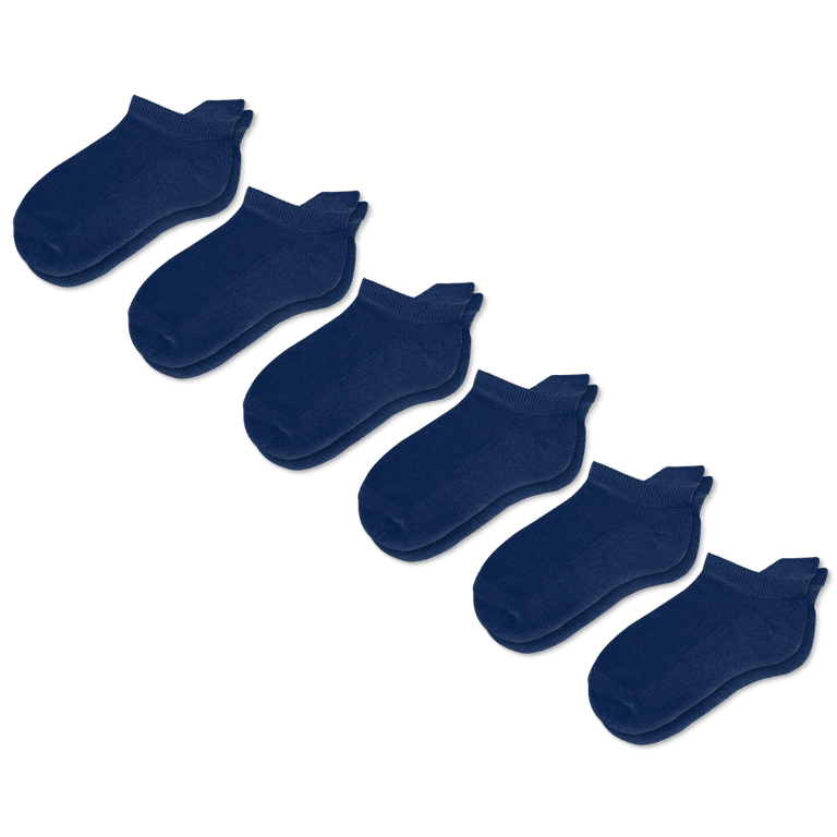 Navy Blue Ankle Socks Bundle 6-Pack