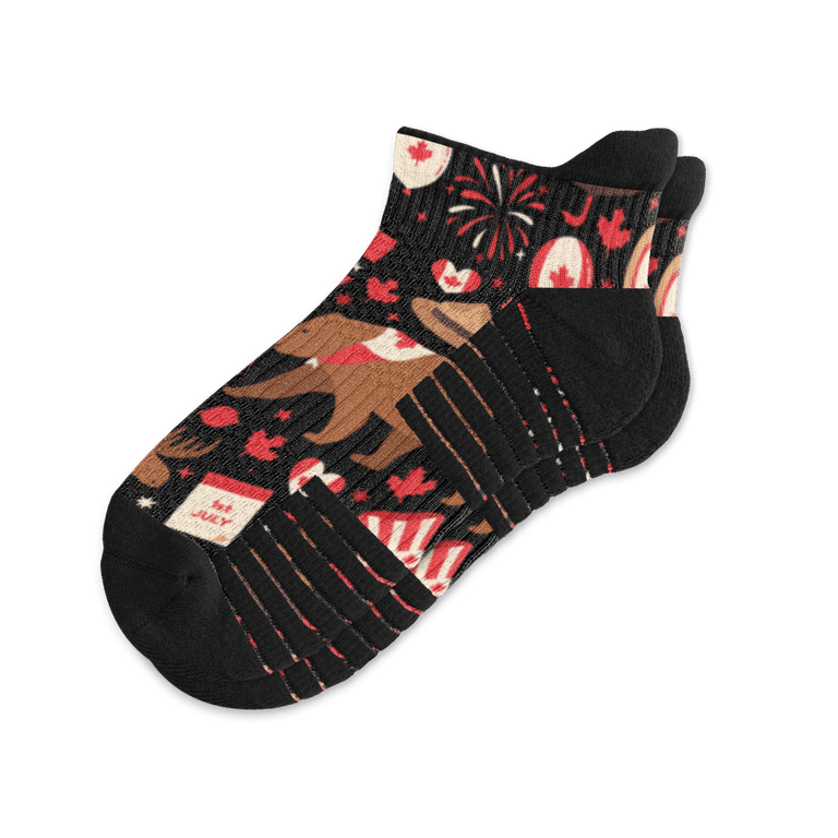 Oh Canada! Ankle Compression Socks
