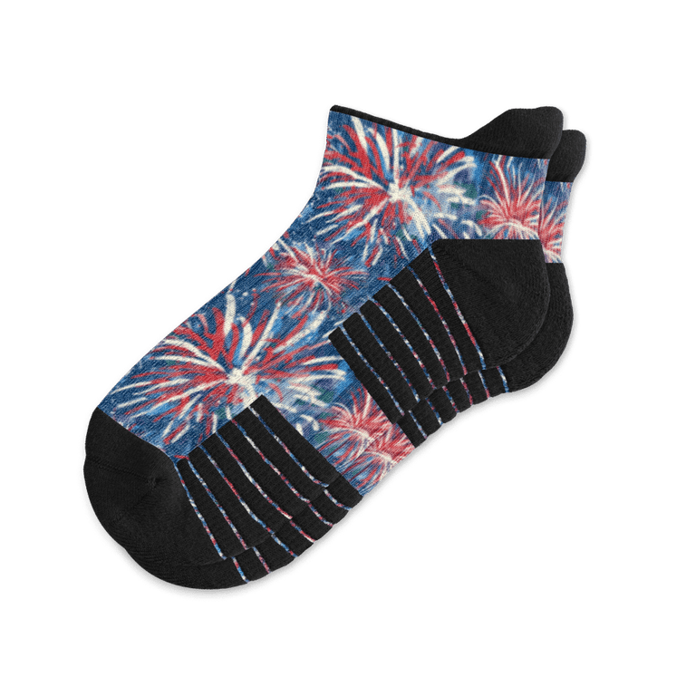 Patriotic Blast Ankle Compression Socks