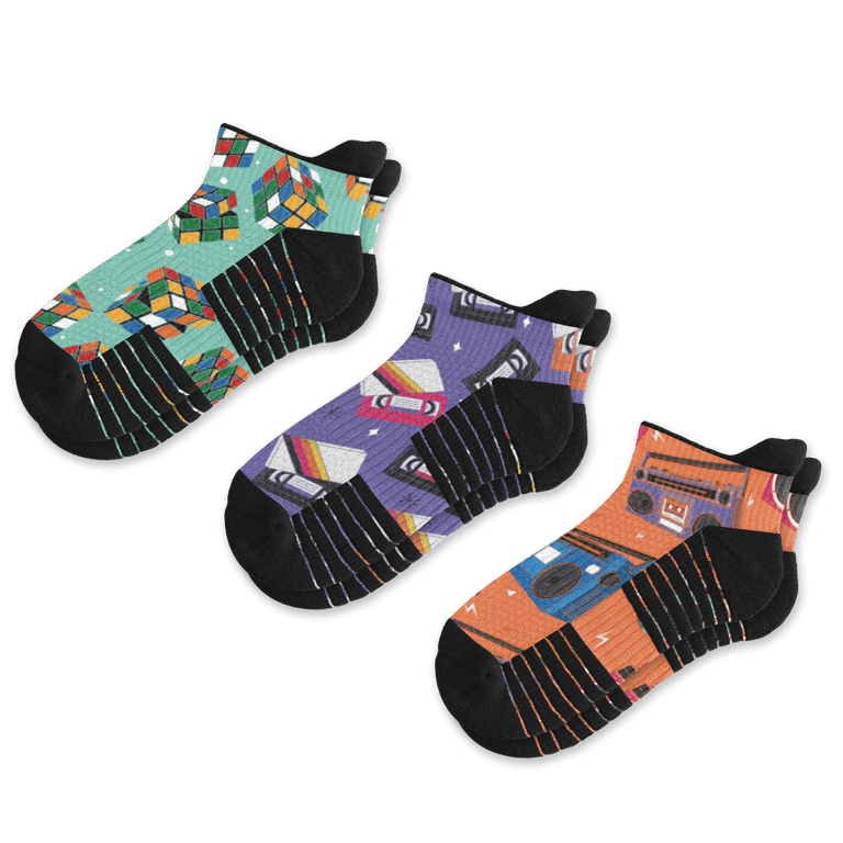 Nostalgia Ankle Compression Socks 3-Pack Bundle