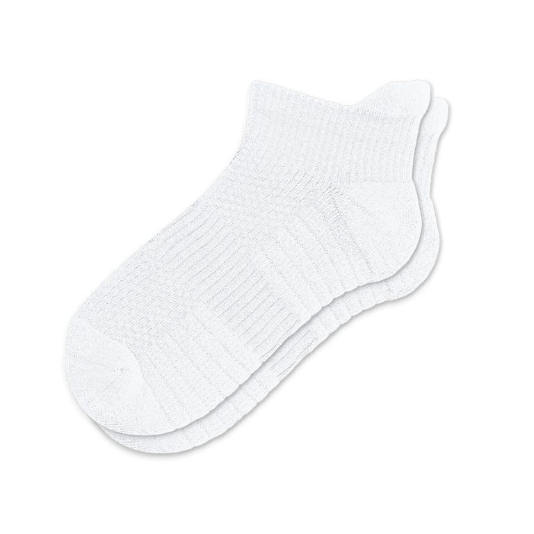 White Ankle Compression Socks