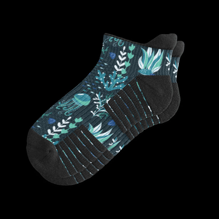 Jellyfish Blues Ankle Compression Socks