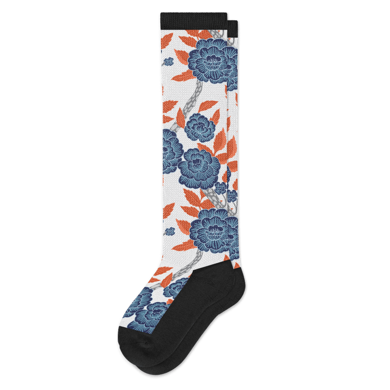 Blue Bloom EasyStretch™ Socks