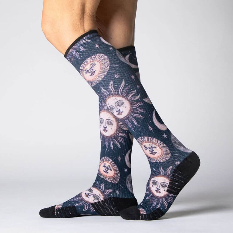 Celestial Moon Compression Socks