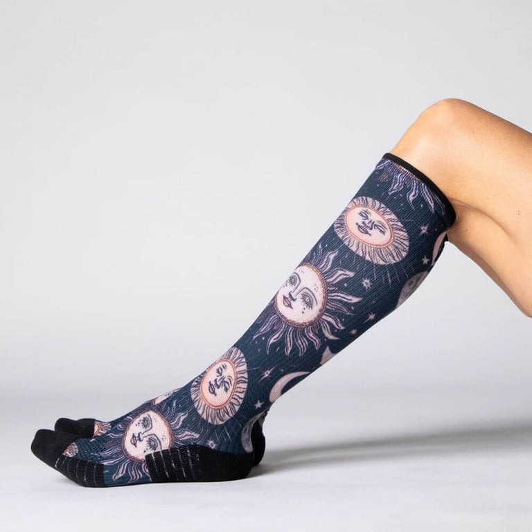 Celestial Moon Compression Socks