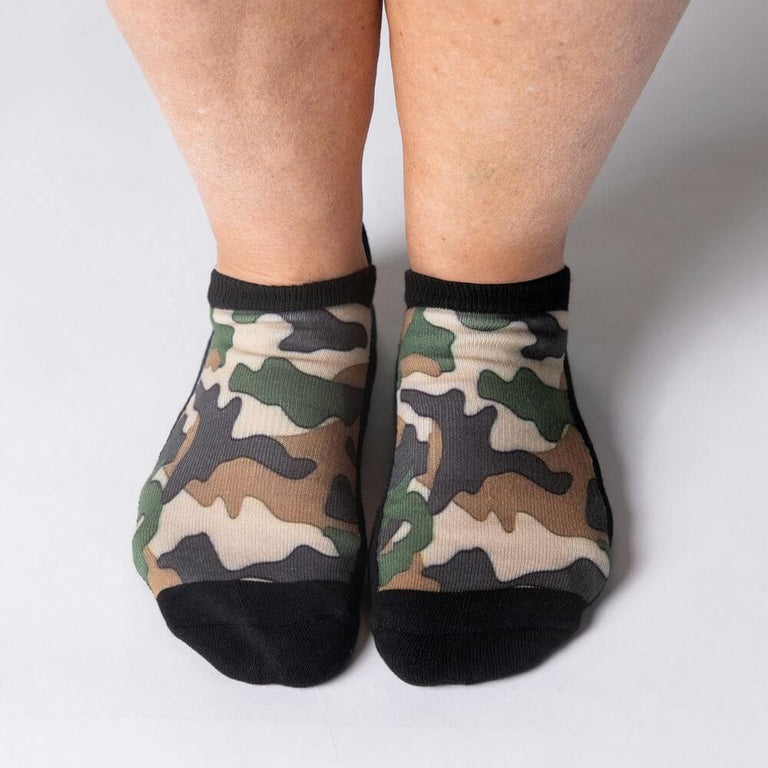 Army Ankle Socks 3-Pack Bundle From Viasox Flat View