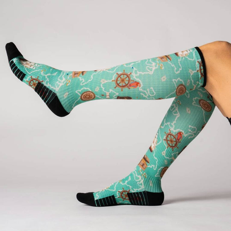 Treasure Hunt Compression Socks