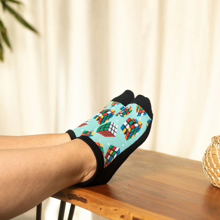 Cubes Ankle Socks