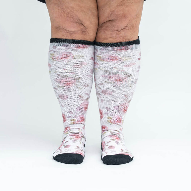 Vintage Rose EasyStretch™ Socks