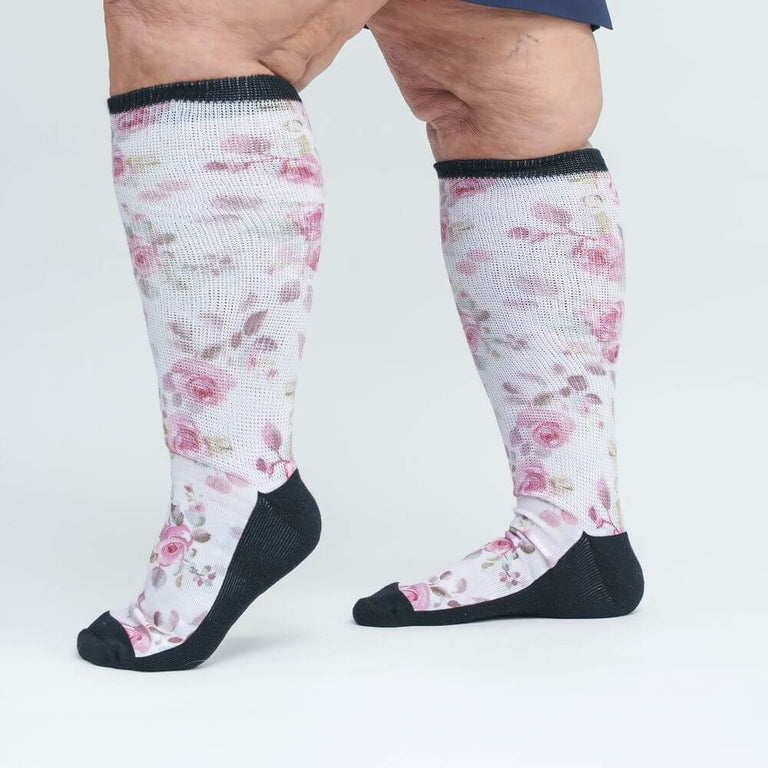 Vintage Rose EasyStretch™ Socks
