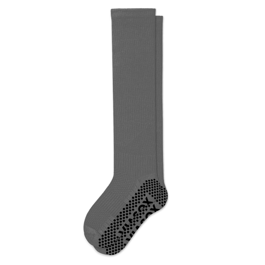 Gray Compression Gripper Socks