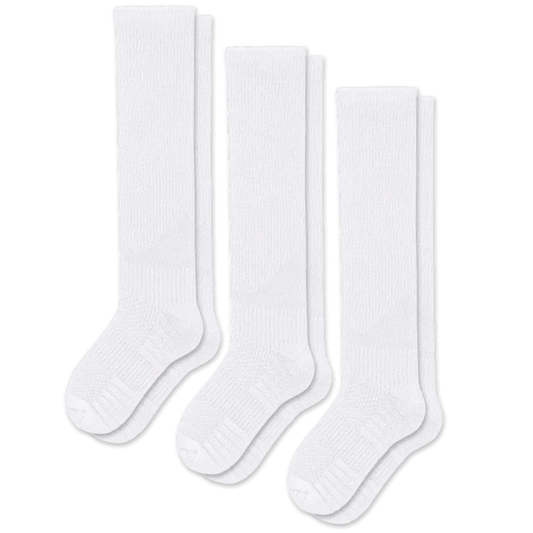 White Compression Socks