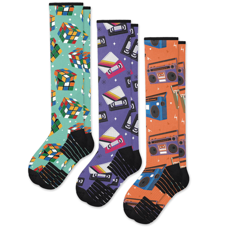 Nostalgia Compression Socks 3-Pack Bundle