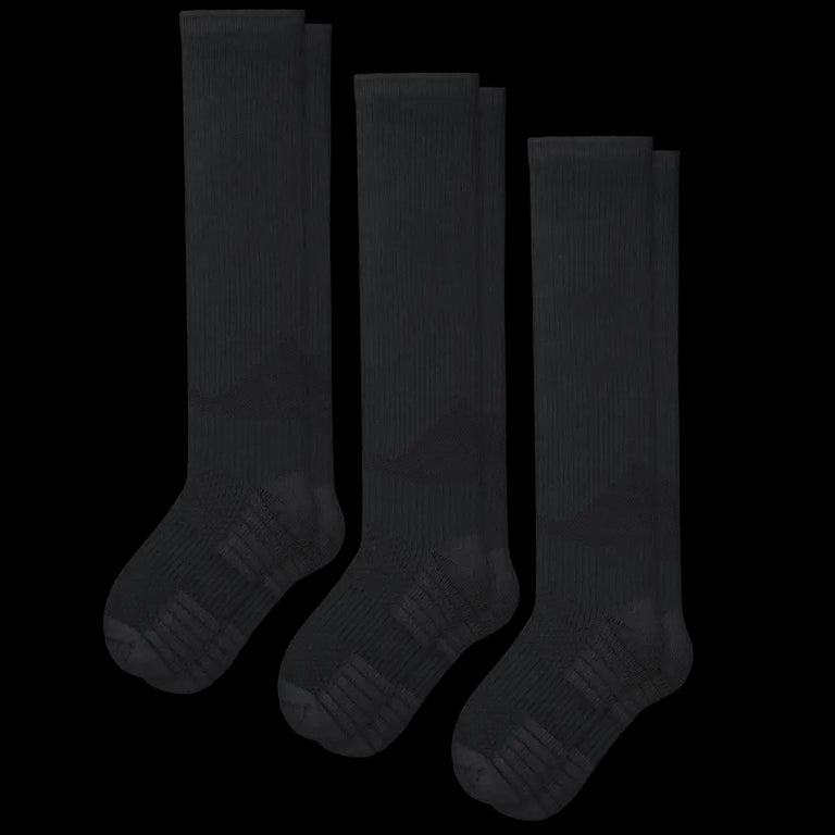 Black Compression Socks Bundle 3-Pack