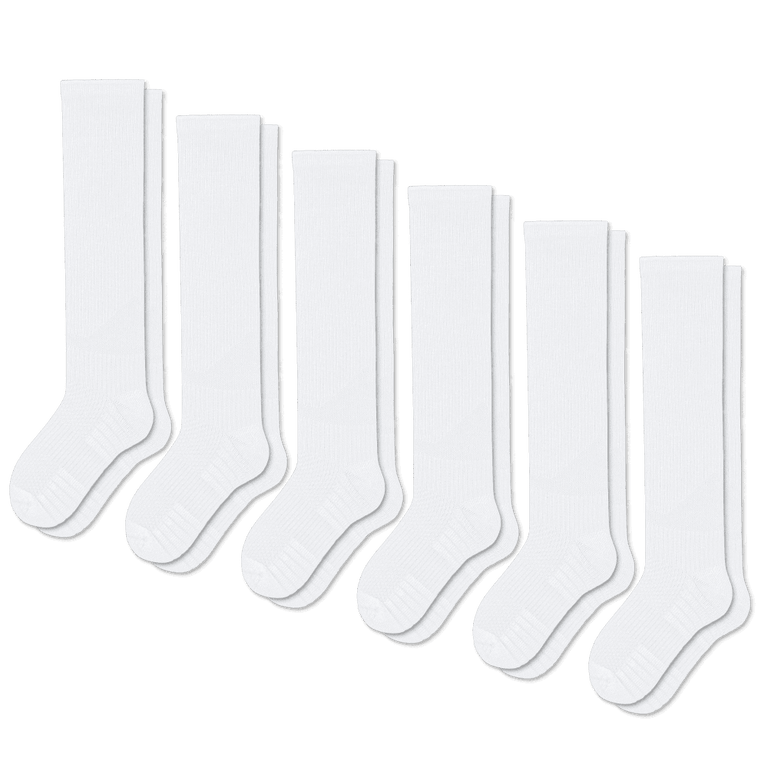 White Compression Socks